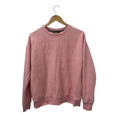 Lonsdale London Womens  Size 12 Sweatshirt Pink  