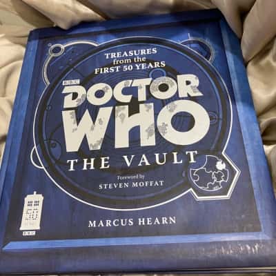 BBC Doctor Who The Vault Marcus Hearn +Comic+50yrs Stamps Set x3