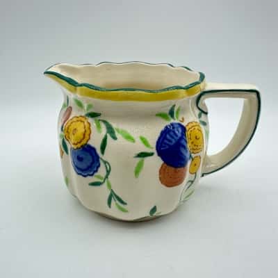 Vintage Royal Doulton Fruit Motif Pitcher