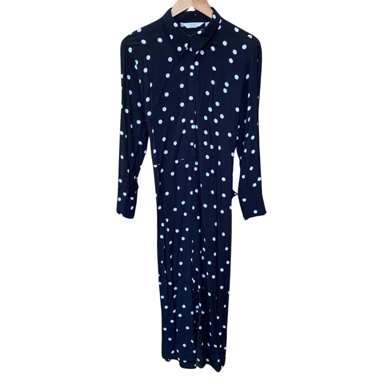 Loralei Maxi Dress - Black/White Polka Dot