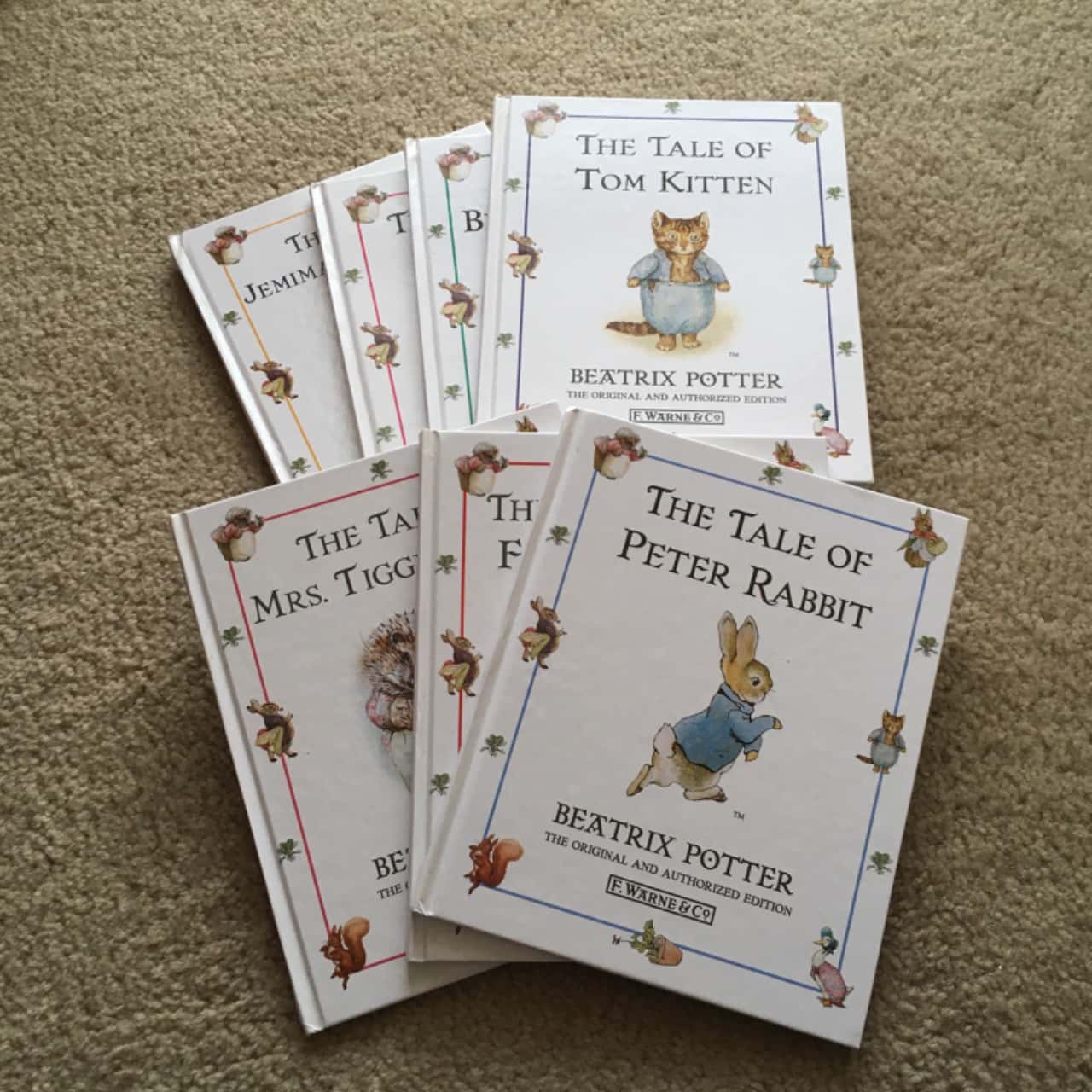 The Peter Rabbit Library by Beatrix Potter, Set of 7 Books(s)