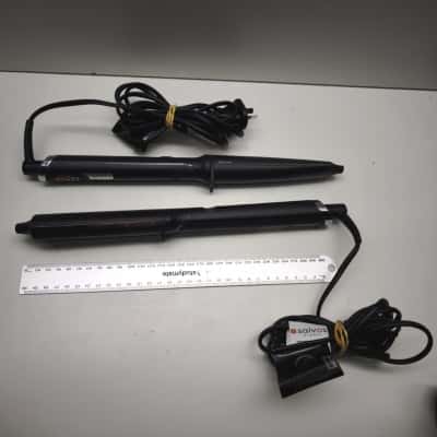 Lot of 2 ghd Curve Hair Curling Wands Models CTWA22 & COWA11 Electrical Tested