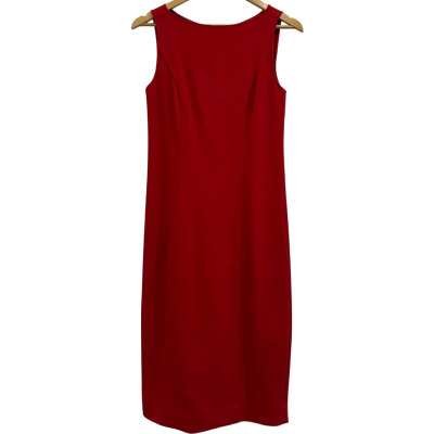 Carolina Herrera New York Womens  Size 2 Sheath Sleeveless Dress  Red 