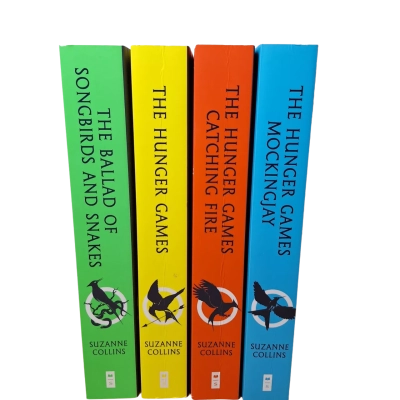 The Hunger Games by Suzanne Collins - set of 4