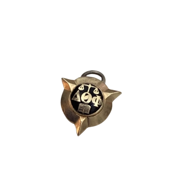 Vintage 14 Carat Gold Delta Theta Phi Fraternity Pin (Please See Description)