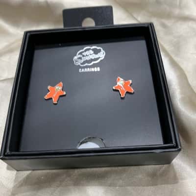 The Simpsons Stud Earrings Maggie Silver/Orange