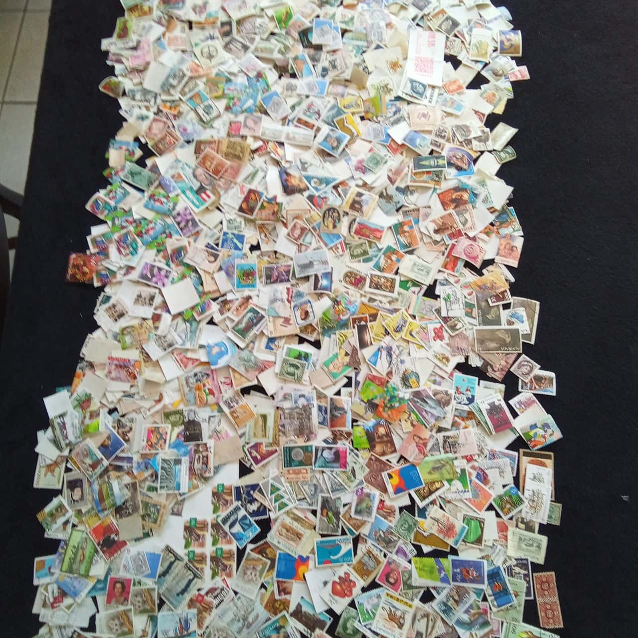 250 Grams Of Mixed World And Australian Stamps Off Paper So The Weight