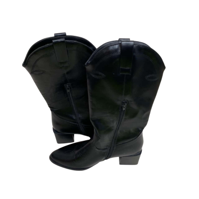 Target Womens  Cowgirl Boots Size 8 Black  