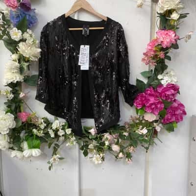 Taking Shape / TS Womens  Size 12 Bolero Black  Jacket