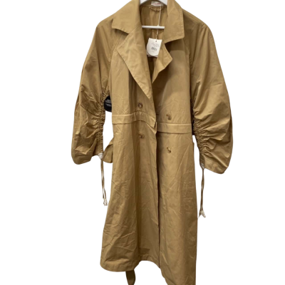 Sass & Bide Womens Size L Trench Coat Brown / Khaki 