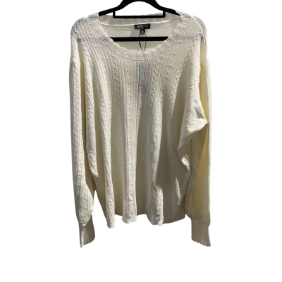Autograph Womens  Size L Crew Neck Jumper Cream RRP $99.99