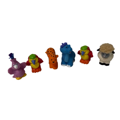 6 little people animals 