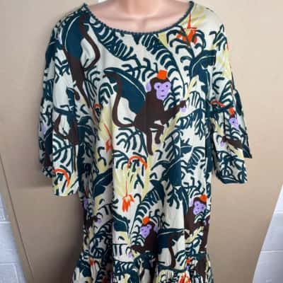 Gorman Womens  Size M Casual Dress Animal print / Floral / Pattern 