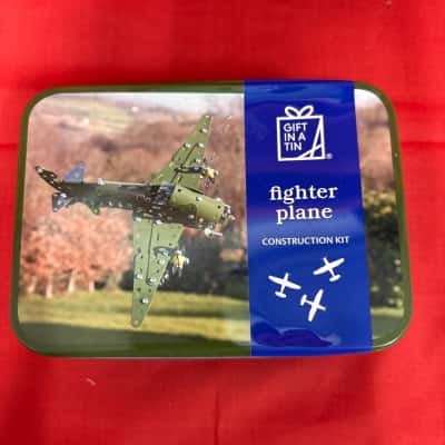 Gift in a Tin Fighter Plane Construction Kit by Apple to Pears