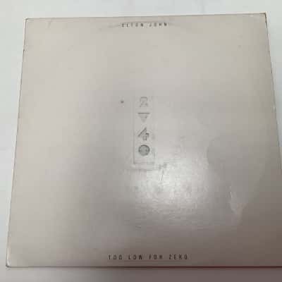 Elton John- Too low for zero vinyl