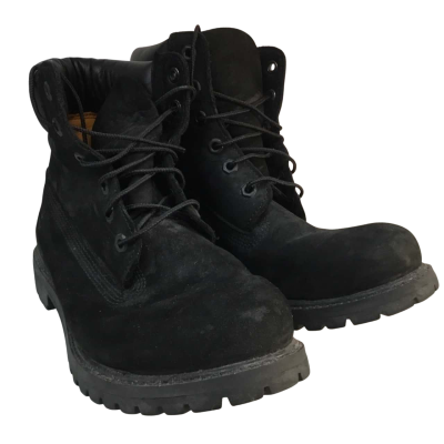  Timberland Black Boots Size 10