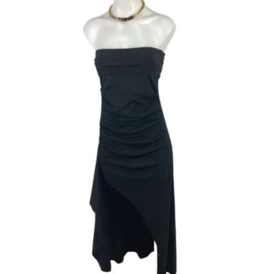  Lycra Cocktail Dress Black - Size S 