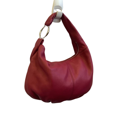 Oroton Womens One Strap Textured Handbag Red