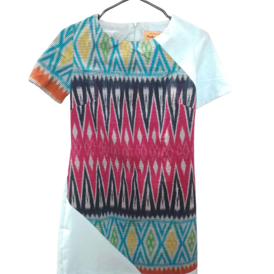  Womens  Size 8 Midi Dress Multicoloured 