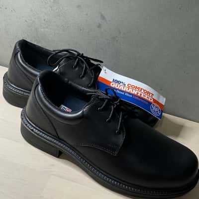 Steel Blue Black Water Resistant Shoes Size 42