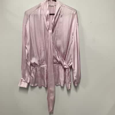 Country Road Womens  Size 14 Long Sleeve Shirt Purple 