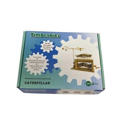 Timberkits Caterpillar Mechanical Wooden Construction Kit