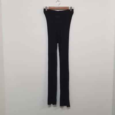 Dissh Women's Size S Black Knit Pants - New With Tags 