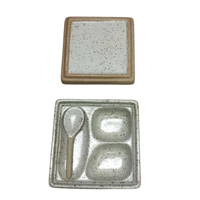 Robert Gordon Garden To Table Salt & Pepper Box With Spoon & Lid