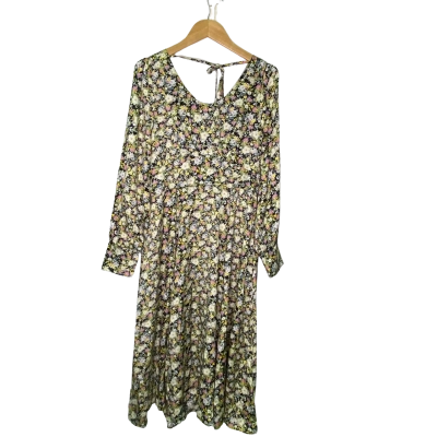 Louche Womens  Size 12 Long Sleeve Dress Floral / Multicoloured 