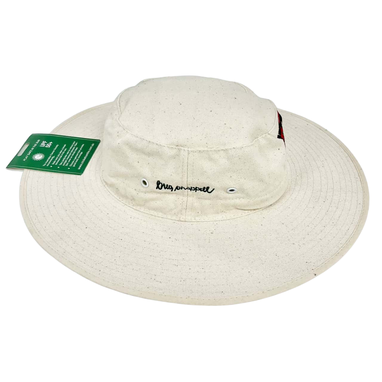 Vintage Greg Chappell Cricket Hat UPF 50+ Size S Off White