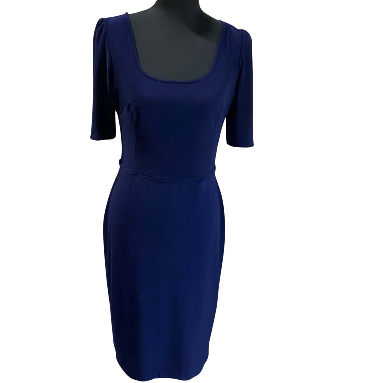 Leona Edmiston Navy Blue Midi Dress Size XS