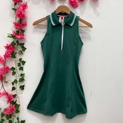 Wilson Womens Sleeveless Sports Dress Size S Green 