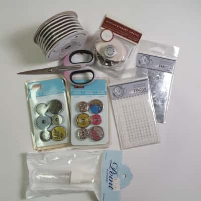 Assorted Crafting Tools And Supplies 