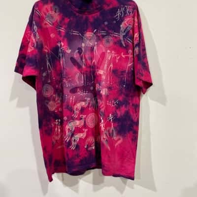 Arlunya Designs Australia T-Shirt Mens  Size XXL Pink  / Purple 