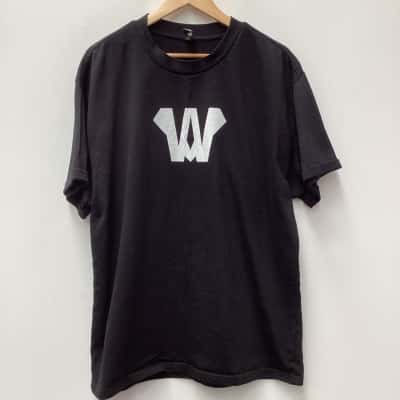 ascoloour  Womens  Size XL -heavy weight longer ,T-shirts Black  / Pattern 