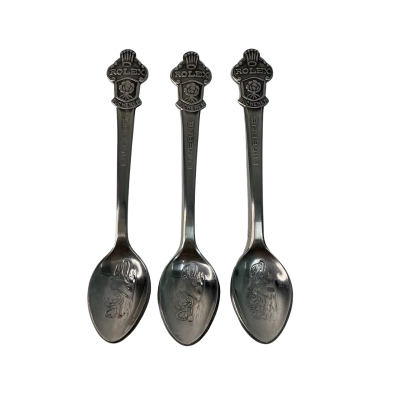 Rolex Bucherer Lucerne Switzerland Souvenir Spoons Set of 3