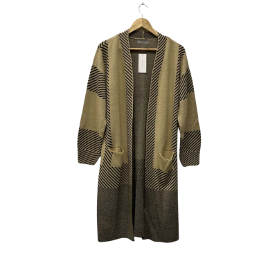 Katies Womens  Size 14 / 16 / M Longline Cardigan MonoTone Mood Striped 