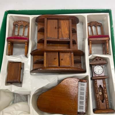 Vintage miniature dollhouse furniture