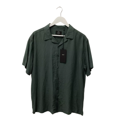 Neuw Mens  Size S Short Sleeve Shirt Green 
