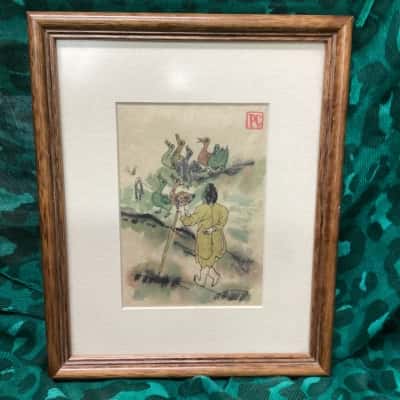 Chinese Watercolour-Wang Xizhi