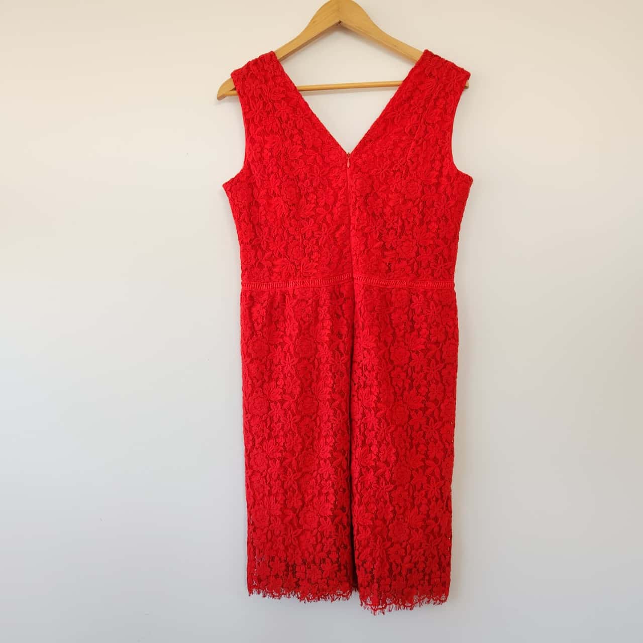 chinese dress ladies Pretty Handmade Knee Length Dark Red Lace Junior Party Dress, Beautifu   Cutedressy