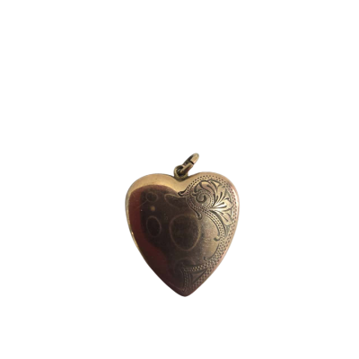 9 CT Yellow Gold Heart Vintage Locket
