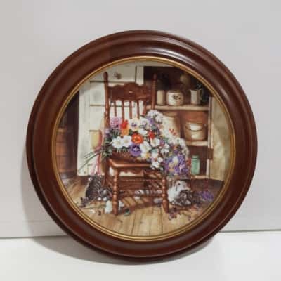 1. Country cuttings WS George Plate with frame