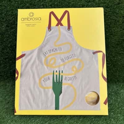 Ambrosia Spaghetti Novelty Apron (New in Box)