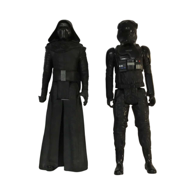 Star Wars Figures x 2 as pictured Approx 31 x 11cm