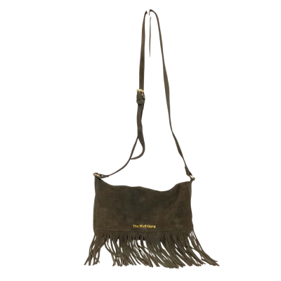 The Wolf Gang Fringed Cross Body Bag Grey 