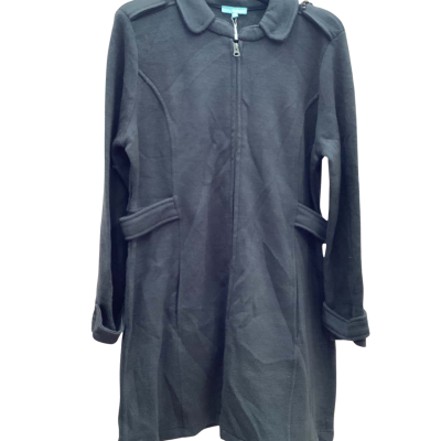 Blue Illusion Womens Size L Grey Military Milano Coat