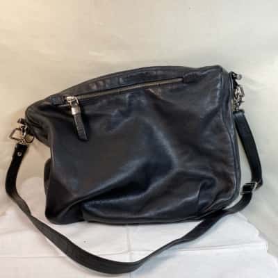 GIANNI NORTAO CJ BLACK LEATHER BAG 