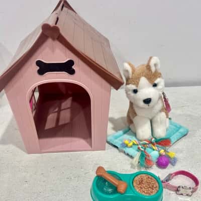 Our Generation Puppy Dog Accessories & House