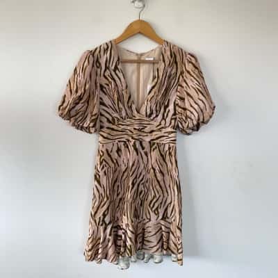 Sheike Print Landslide Dress Size 6 